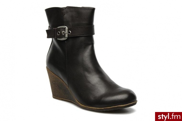 Xti PÓŁBUTY I BOTKI GERALDA BY XTI (Brązowy) - Botki Buty Moda