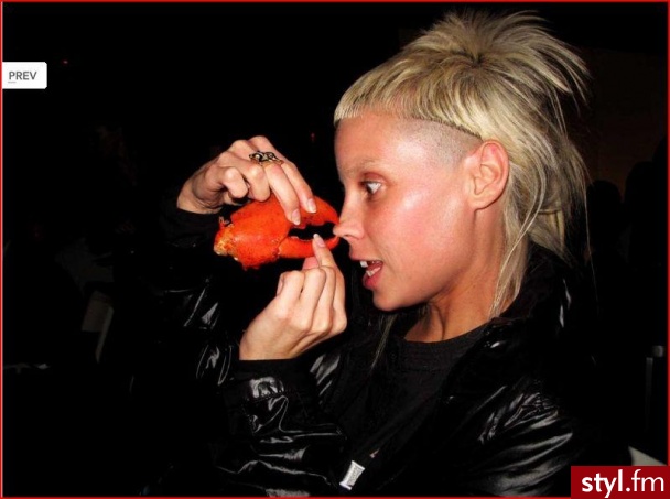 YO-LANDI VI$$ER z  die antwoord - Punk Rock Alternatywne Średnie Fryzury