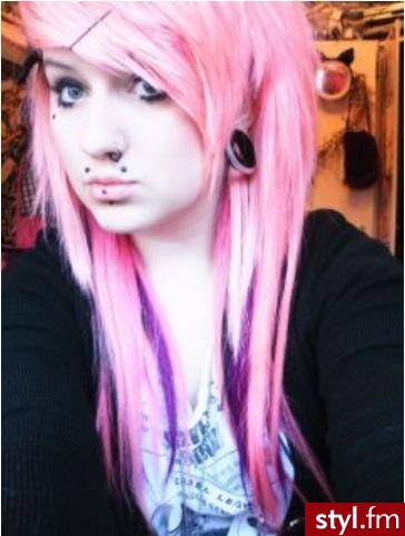 EMO Alternatywne Średnie Fryzury