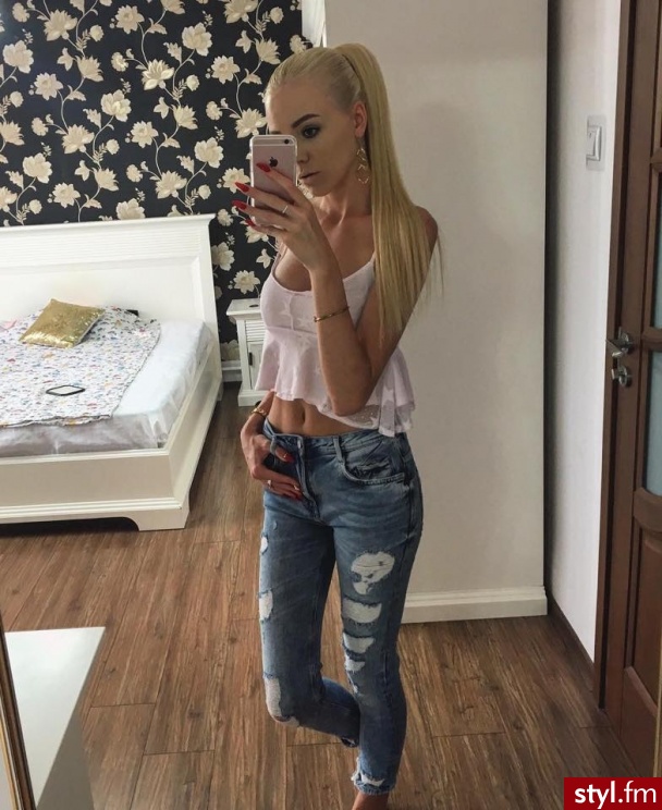 Jeansy Spodnie Moda