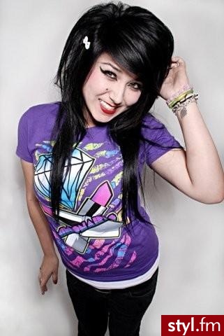 EMO Alternatywne Średnie Fryzury