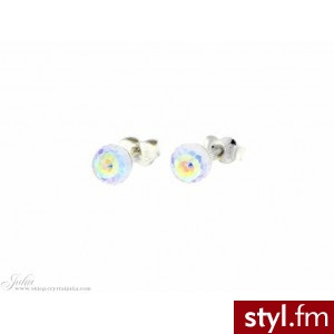 Crystal Julia Kolczyki z kryształów Swarovski Elements K48696AB - Kolczyki Biżuteria Moda