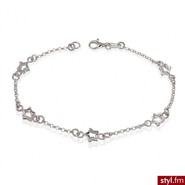Dandelio Srebrne Gwiazdy NCL-BRA-0023 - Bransoletki Biżuteria Moda