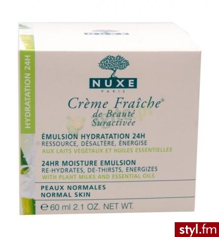 Nuxe Creme Fraiche emulsja nawilżająco-energetyzująca na twarz i delkolt 60 ml - Emu Buty Moda