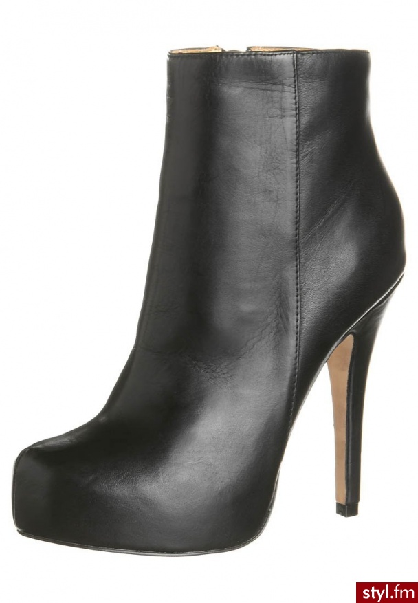Buffalo Botki na obcasie czarny (412-1144) - Botki Buty Moda