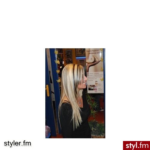 Przedłużanie włosów. włosy naturalne 50 cm - Styler