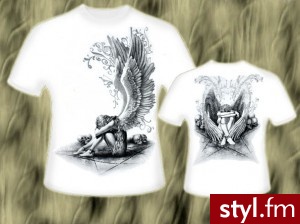 Spiral Koszulka ENSLAVED ANGEL White T-shirt - Sportowe Buty Moda
