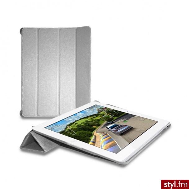 Etui PURO zeta Cover do iPad 2 / nowy iPad szare - Portfele i etui Dodatki Moda