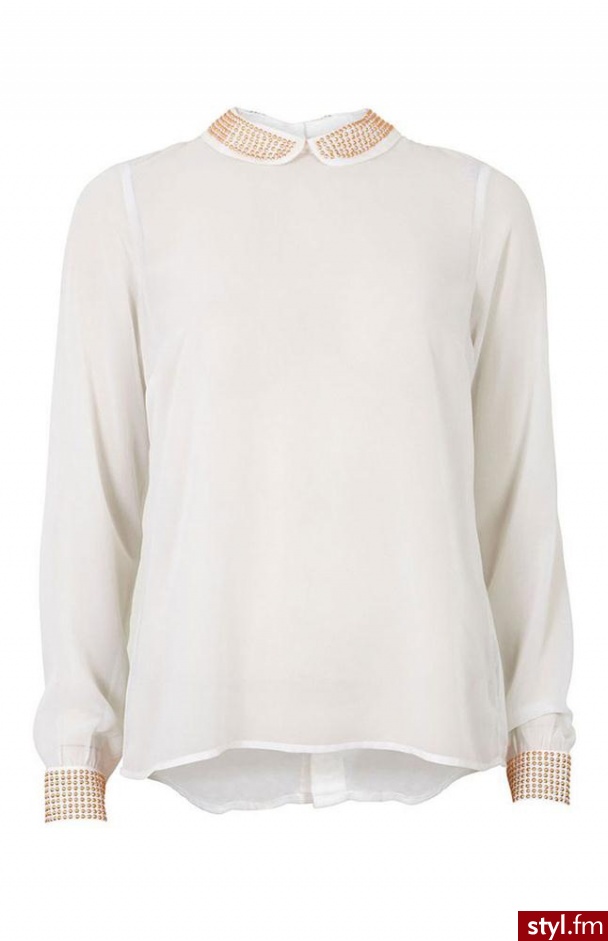 Vila Bluzka 14012826 (biały) - Bluzki Ciuchy Moda