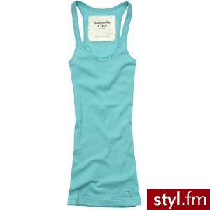 niebieski top - Abercrombie - Pozostałe Ciuchy Moda