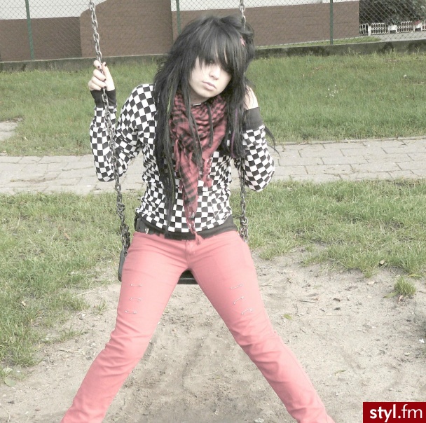 EMO Alternatywne Średnie Fryzury