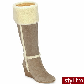 Dream in Green BUTY PRADAL TAUPE - Kozaki Buty Moda