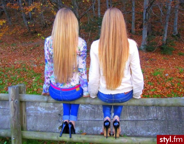 Blond Rozpuszczone Proste Na co dzień Długie Fryzury