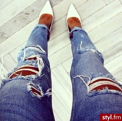 Jeansy Spodnie Moda