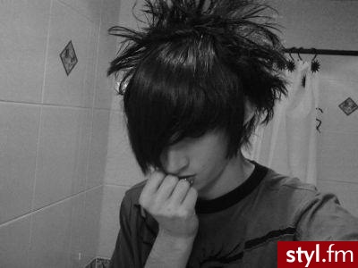 EMO Alternatywne Średnie Fryzury