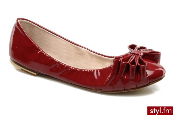 Bloch BALERINKI TULA BY BLOCH (Bordowy) - Balerinki Buty Moda