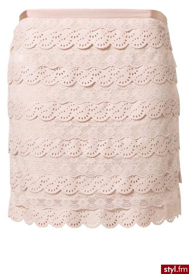 Pf By Paola Frani Spódnica Mini Beżowy (481009-20030) - Pozostałe Spódnice Moda