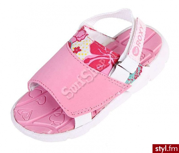 ROXY KLAPKI MINI ELASTIC 2012 BUBBLE GUM 23 JUNIORSKIE - Klapki Buty Moda