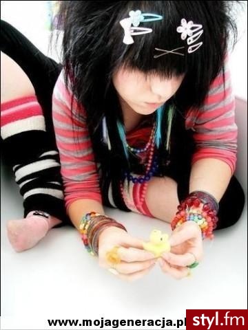 EMO Alternatywne Średnie Fryzury