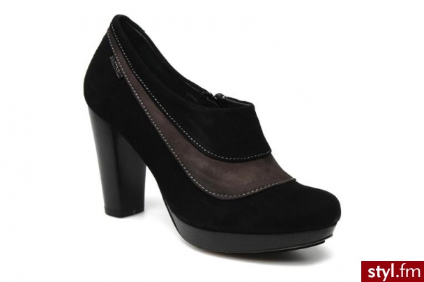 Martinelli PÓŁBUTY I BOTKI NATACHA 4601 BY 62175Black Gris - Botki Buty Moda