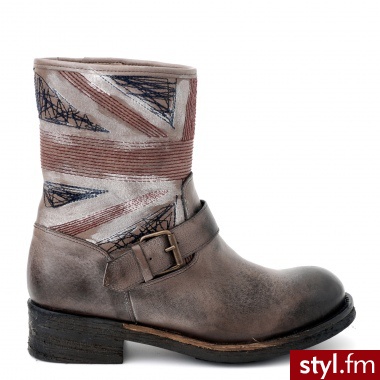 Venezia BOTKI 2209 GRI TAUP - Botki Buty Moda
