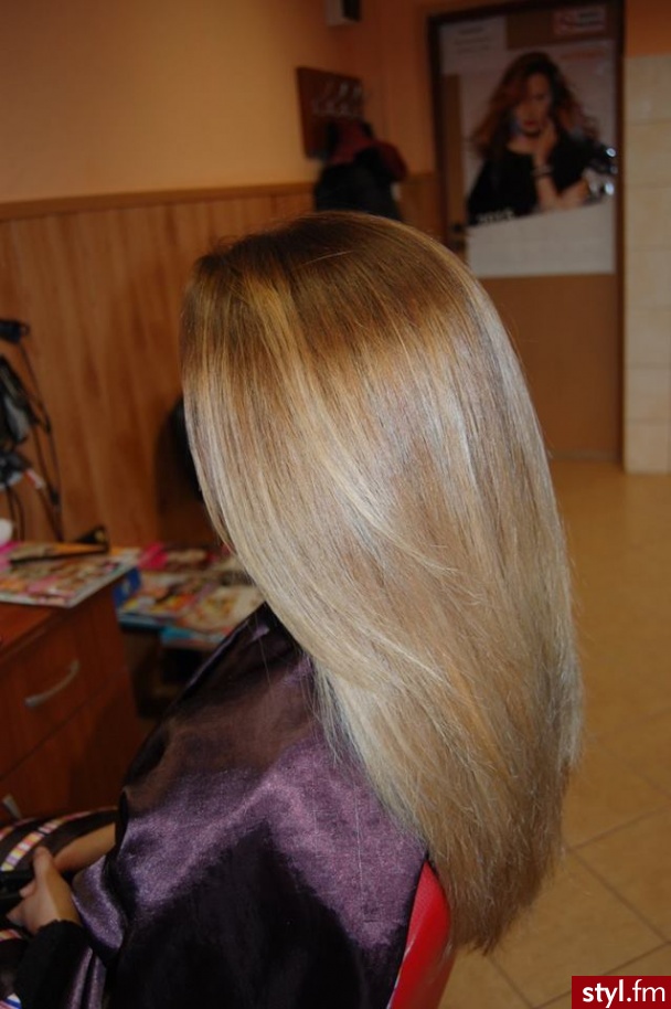 Blond Rozpuszczone Proste Na co dzień Długie Fryzury