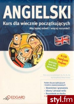 Angielski Kurs dla wiecznie początkujących (8 x CD) - Bransoletki Biżuteria Moda