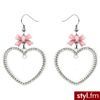 Fiona and Luke Heart Drop Earrings. Cena: £8 - Pozostałe Dodatki Moda