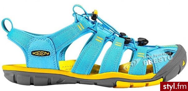 Keen Sandały damskie Clearwater CNX Norse Blue/Super Lemon - Sandały Buty Moda