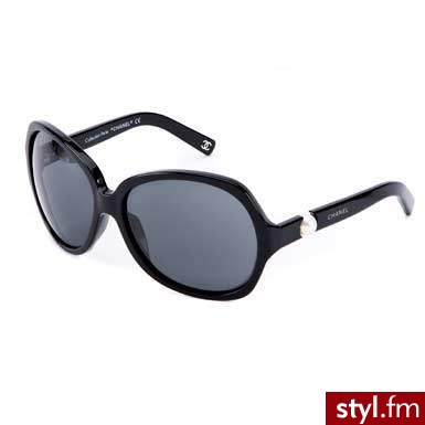 Okulary z perla od Chanel xD - Nakrycia głowy Dodatki Moda
