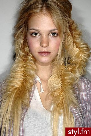 Blond Rozpuszczone Proste Na co dzień Długie Fryzury