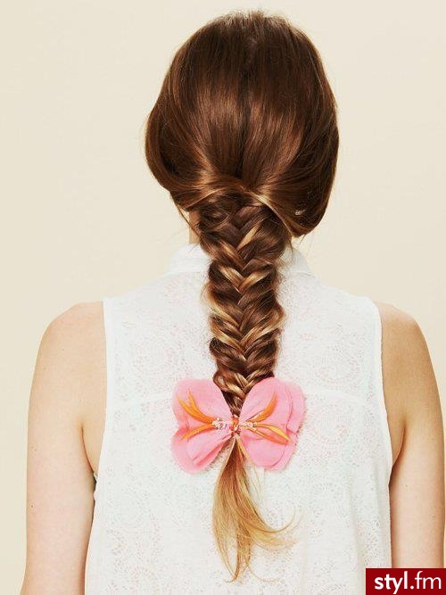 Warkocze Proste Na co dzień Długie Fryzury