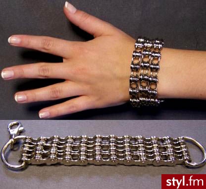 Bransoletka łAńCUCH-3 rzędy - Bransoletki Biżuteria Moda