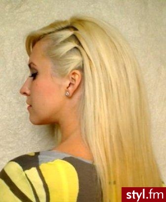 Blond Rozpuszczone Proste Na co dzień Długie Fryzury
