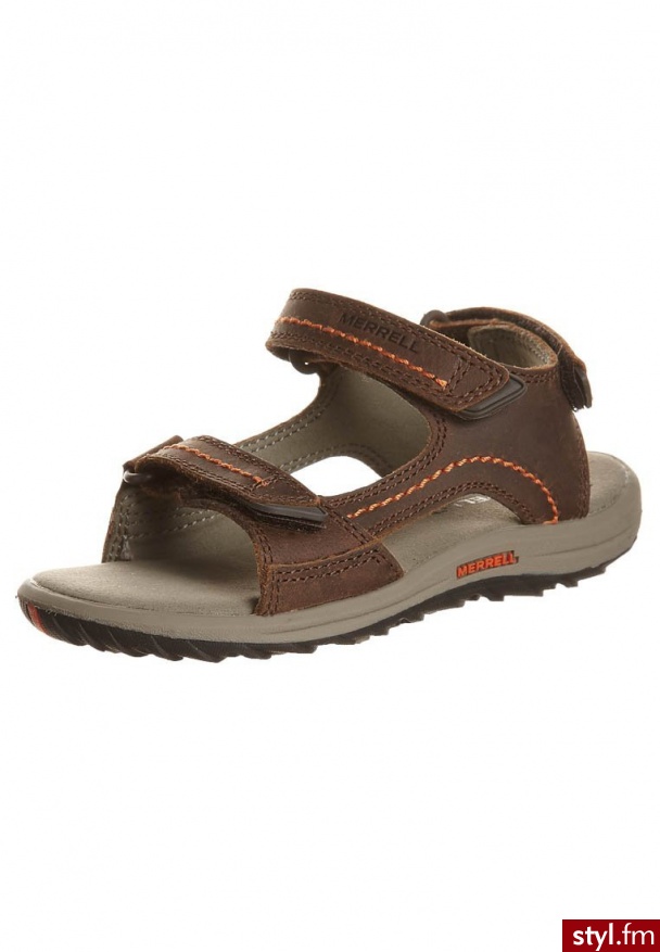 Merrell SIDEKICK STRAP Sandały trekkingowe brązowy - Sandały Buty Moda