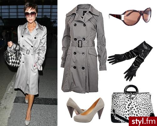 Trencz ok. 200zł Vero Moda (www.veromoda.com), okulary ok. 45zł Promod (www.promod.com), rękawiczki ok. 30zł H&M (www.hm.com), buty 264zł Dots (www.butyk.pl), torba ok. 150zł River Island (www.riverisland.com). - Pozostałe Ciuchy Moda