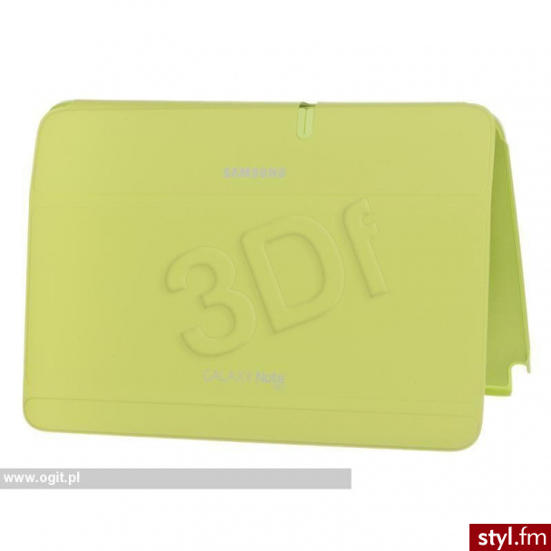 Samsung Etui do Galaxy Note 10.1 limonkowy (EFC-1G2NMECSTD) - Portfele i etui Dodatki Moda