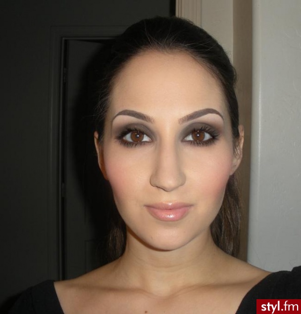 simple smokey brown eyes - Dzienne Makijaże