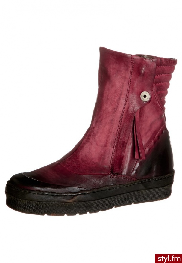 Airstep Botki Czerwony - Botki Buty Moda