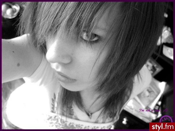 EMO Alternatywne Średnie Fryzury