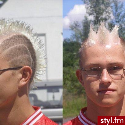 to już moje druga alternatywna fryzura  pozdro - Punk Rock Alternatywne Średnie Fryzury