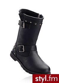 Bonprix Kozaki czarny 912665_25118 - Kozaki Buty Moda