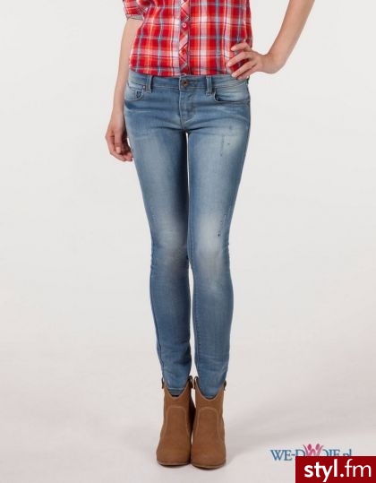 Jeansy Spodnie Moda