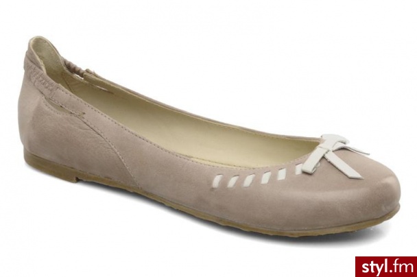 Khrio BALERINKI VOULIO BY KHRIO (Szary) - Balerinki Buty Moda