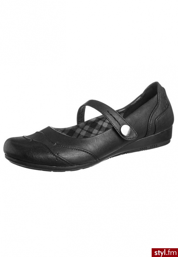 Anna Field Baleriny z zapięciem czarny (TX0630-05B) - Balerinki Buty Moda