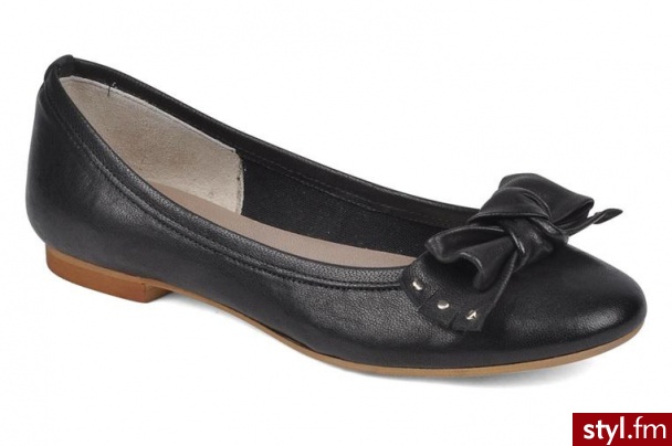 Addict-Initial BALERINKI G2 TOILE W BY (CZARNY) (Czarny) - Balerinki Buty Moda