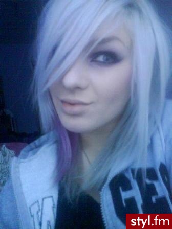 Blond Punk Rock Alternatywne Średnie Fryzury