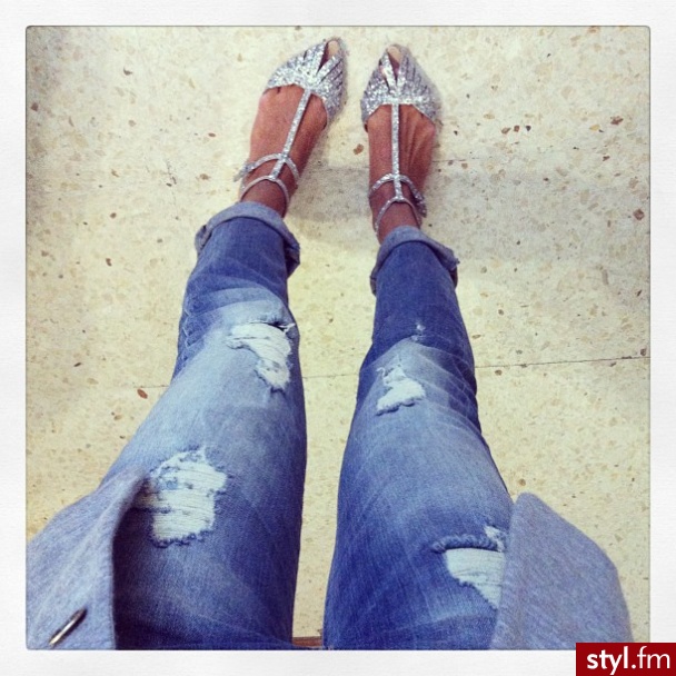 Jeansy Spodnie Moda
