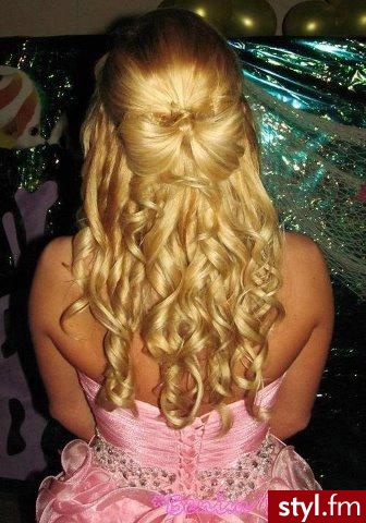 Blond Upięcie Kręcone Na co dzień Długie Fryzury