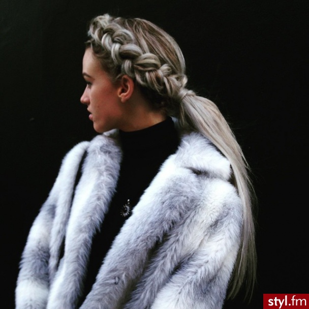 Blond Warkocze Proste Na co dzień Długie Fryzury